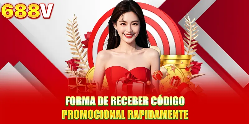 Forma de receber código promocional rapidamente