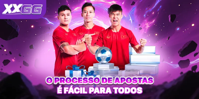 O processo de apostas é fácil para todos